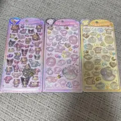 うるちゅるPOP SEAL サンリオ　日焼けキティ　マイメロ　ポムポムプリン