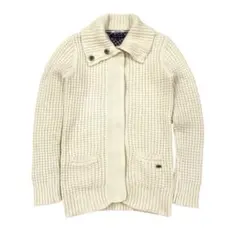 TOMMY HILFIGER ニットカーディガン キッズ164 オフホワイト