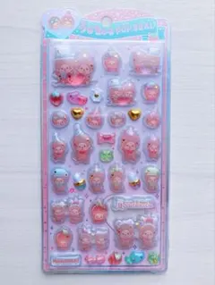 【正規品】モンチッチ うるちゅるポップシール ピンク