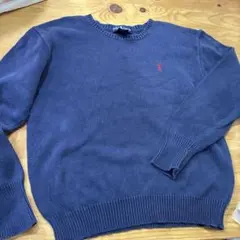 Ralph Lauren ネイビー クルーネックセーター