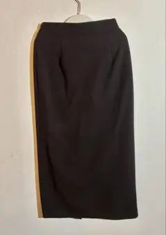 ロングスカート　ブラウン　スリット　スカート