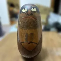 木彫り達磨 縁起物 置物 伝統工芸品 だるま？ - メルカリ