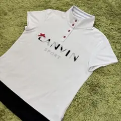 LANVIN SPORT ランバンスポール 半袖モックネック ポロシャツ 38のサムネイル