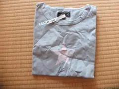 Agnès b. グレー Tシャツ T1 星(白）