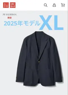 ユニクロ　感動ブレザー　JWアンダーソン　紺ブレ 金ボタン