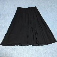 ブラック プリーツスカート