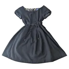 BURBERRY BLUELABEL ワンピース ノバチェック リボン フレア