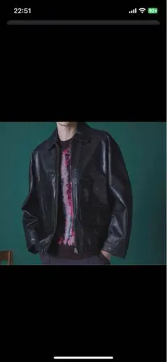 MAISON SPECIAL バッファローレザー シングルライダース ジャケットのサムネイル