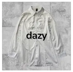 Dazy ホワイト 長袖シャツ Sサイズ　ブラウスのサムネイル
