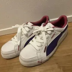 PUMA スニーカー ホワイト/パープル/ピンク　美品！