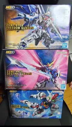 未開封】 MGSDバルバトス・フリーダム2種・RG初音ミクガンダム 4体