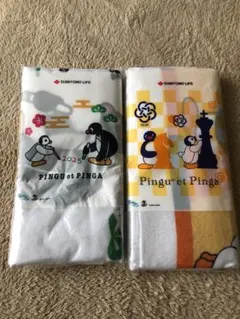 Pingu et Pinga タオル 2枚セット