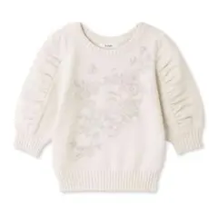 エンブロイダリーニットプルオーバー