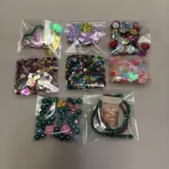 スパンコール 工作　多様なデザイン