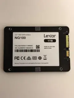 動作確認済み Lexar 1TB SSD
