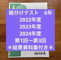 最新！未使用原本！新6年2025年3月度入室組分けテスト　解答用紙付 2025年最新】組分けテストの人気アイテム - メルカリ