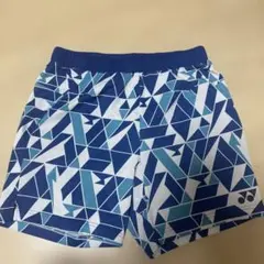 ヨネックス バドミントンパンツ 青 幾何学模様 YONEX テニス バドミントン ハーフパンツ 幾何学模様 柄パン 青 - メルカリ