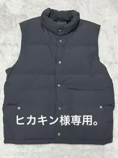 GU 黒 ダウンベスト Lサイズ