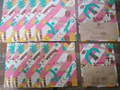 新柄2種【10枚】KALDI カルディ バレンタイン柄 限定 紙袋 ショッパー