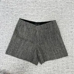 INDIVI ツイード風 ショートパンツ M 新品タグ付
