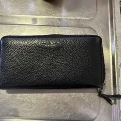 Kate Spade ブラックレザー長財布