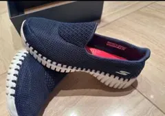 Skechers スリッポンレディーススニーカー ネイビー　37