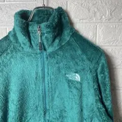 N70 USA規格ノースフェイスフルジップ刺繍ロゴ裏表全面ボアフリース 