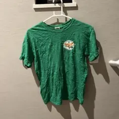 GILDAN ロゴプリント Tシャツ グリーン Sサイズ
