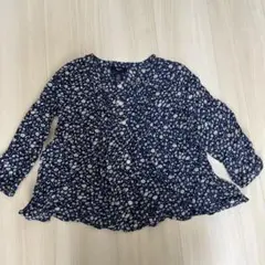 花柄　薄手シャツ　GAP 120cm