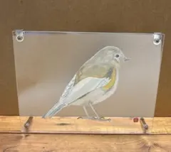 ハンドメイド　鳥　ルリビタキ
