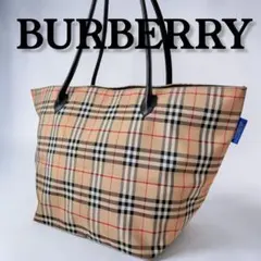 美品✨BURBERRY バーバリー 全面ノバチェック 舟型トートバッグ 肩掛け