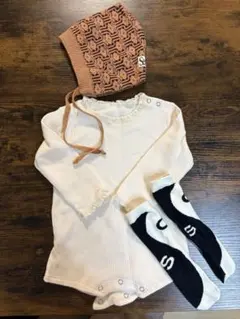 ベビーロンパース/ 退院着