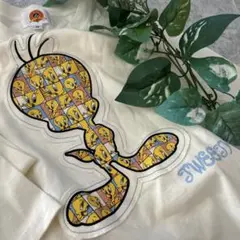 ワーナー・ブラザース　アニメ　ルーニー・テューンズ　トゥイーティー　Tシャツ　M