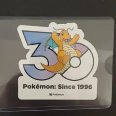 韓国限定 ポケモン ポップアップ 30周年ステッカー カイリュー - メルカリ