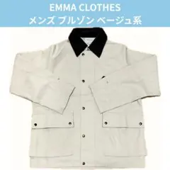 EMMA CLOTHES メンズ ブルゾン ベージュ系 Mサイズ コーデュロイ襟