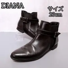 【DIANA】 ダイアナ （23cm） サイドゴアブーツ ショートブーツ 黒のサムネイル