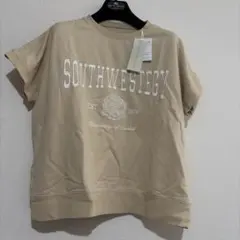 BONJOUR SAGAN ロゴ刺繍 Tシャツ ベージュのサムネイル