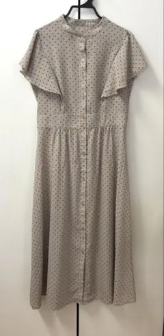 GUドット柄ワンピース