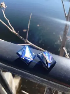 ガラスのヴィンテージイヤリング※訳あり※