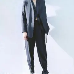 ICB ウールストレッチツイル　パンツスーツ　セットアップ9号入学式卒業式七五三