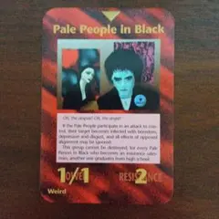 イルミナティカードPale People in Black（黒い服の青白い人々）