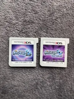 3DSカセット2点まとめ売り　ポケットモンスターウルトラムーン