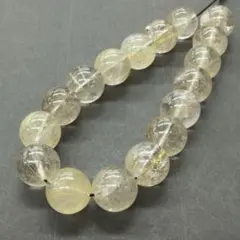 天然石 ✨大玉MIX ルチルクォーツ✨ ブレスレット14mm - メルカリ