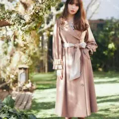 Herlipto Belted Dress Trench Coat cocoaのサムネイル