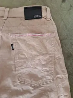 EDWIN　エドウィン　ジャガード織り　ストレッチパンツ　W30　レアのサムネイル