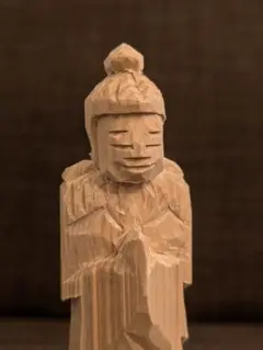 CG26 木彫 円空仏 高75.5cm / 仏教置物一刀彫仏像密教菩薩如来彫刻 Yahoo!オークション - CG19 木彫 円空仏 高さ67cm / (検)仏教