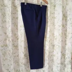 メンズ　夏用スラックス　濃紺