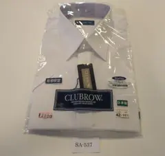 CLUBROW 日本製 形態安定 半袖ワイシャツ 白　42のサムネイル