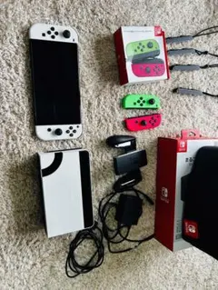 青*樹様 Nintendo Switch 有機ELモデル 本体 2台セット - メルカリ