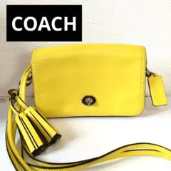 COACH　コーチ　レガシーペニー　ショルダーバッグ　イエロー